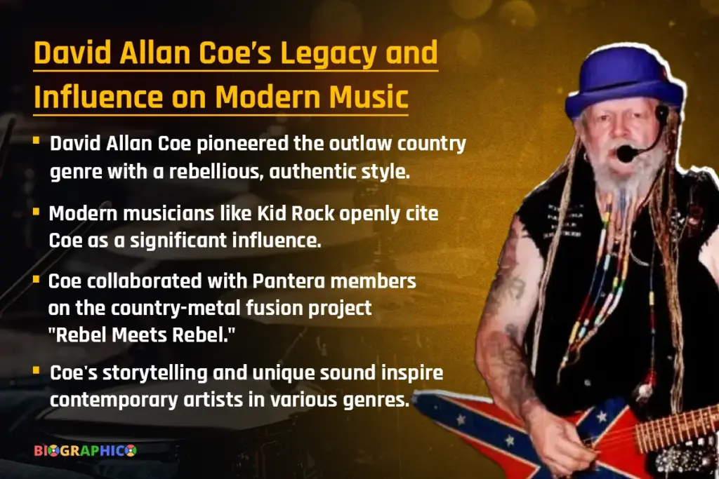 David Allan Coe's Legacy and Influence on Modern Music